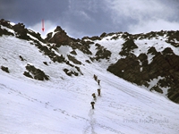 Chunsakhago pass from Arsomang glacier