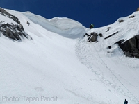 Khimloga pass from nardu glacier