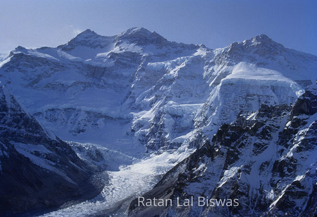 Kangchenjunga massif from Pangpema