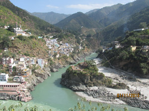 A view of Devprayag