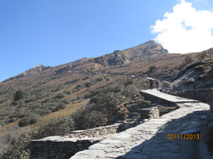 The way towards Tungnath