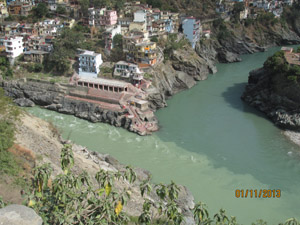 A view of Devprayag