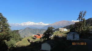 The landscape of Chopta